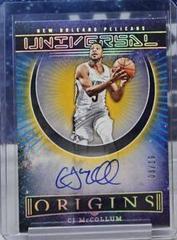 CJ McCollum [Gold] #UA-CJM Basketball Cards 2022 Panini Origins Universal Autographs Prices