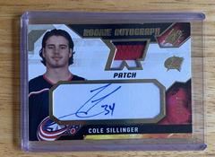 Cole Sillinger [Patch] #CS Hockey Cards 2021 SPx Rookie Auto Jersey Prices