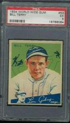 Bill Terry Baseball Cards 1934 World Wide Gum Prices