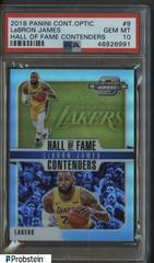 LeBron James Basketball Cards 2018 Panini Contenders Optic Hall of Fame Contenders Prices