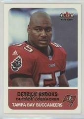 Derrick Brooks [Tiffany] Football Cards 2002 Fleer Prices