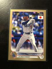 Freddie Freeman [Gold] #100 Baseball Cards 2022 Topps Japan Edition Prices