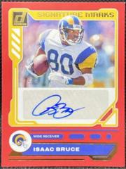 Isaac Bruce [Red] Football Cards 2023 Panini Donruss Signature Marks Prices