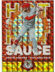 Bryce Harper [Mosaic] #HS3 Baseball Cards 2021 Panini Mosaic Hot Sauce Prices