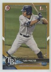 Ford Proctor [Gold] #BD-105 Baseball Cards 2018 Bowman Draft Prices