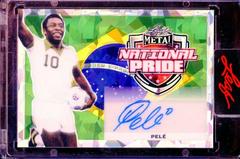 Pele [Silver Crystal] Soccer Cards 2022 Leaf Metal National Pride Autographs Prices