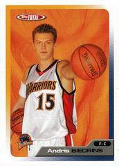 Andris Biedrins #236 Basketball Cards 2005 Topps Total Prices