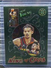 Trae Young [Emerald] #10 Basketball Cards 2021 Panini Illusions King of Cards Prices