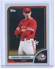 Freddie Freeman [SP Variation] #2 Baseball Cards 2023 Topps World Classic Prices