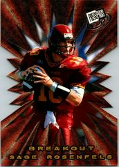 Sage Rosenfels #B6 Football Cards 2001 Press Pass Breakout Prices