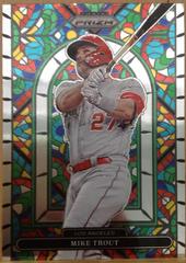Mike Trout #SG-5 Baseball Cards 2022 Panini Prizm Stained Glass Prices
