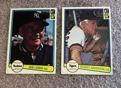 Sparky Anderson #29 Baseball Cards 1982 Donruss Prices