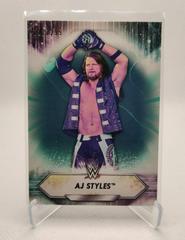 AJ Styles [Aqua] Wrestling Cards 2021 Topps WWE Prices