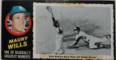 Maury Wills #29 Baseball Cards 1971 Topps Greatest Moments Prices