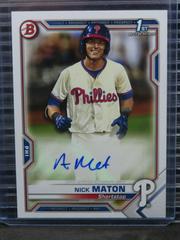 Nick Maton Baseball Cards 2021 Bowman Paper Prospects Autographs Prices