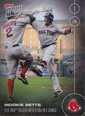Mookie Betts #116 Baseball Cards 2016 Topps Now Prices
