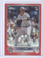 George Kirby [Red] Baseball Cards 2022 Topps Chrome Update Prices
