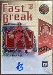 Scottie Barnes #FB-SBN Basketball Cards 2021 Panini Donruss Optic Fast Break Signatures Prices