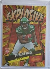 Breece Hall [Gold] #E45 Football Cards 2022 Panini Absolute Explosive Prices