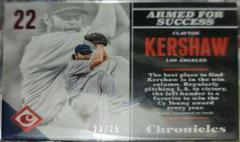 Clayton Kershaw [Red] #69 Baseball Cards 2017 Panini Chronicles Prices