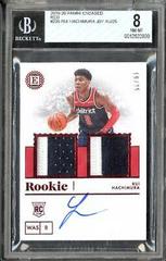 Rui Hachimura [Dual Jersey Autograph Red] #235 Basketball Cards 2019 Panini Encased Prices