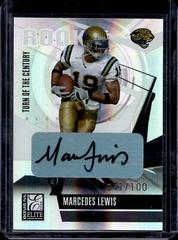 Marcedes Lewis [Turn of the Century Autograph] Football Cards 2006 Panini Donruss Elite Prices