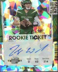 Zach Wilson [Autograph Cracked Ice] #102 Football Cards 2021 Panini Contenders Optic Prices