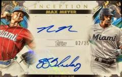 Max Meyer, JJ Bleday [Inception] #IDA-MB Baseball Cards 2023 Topps Inception Dual Autographs Prices