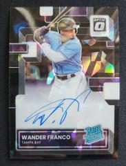 Wander Franco [Black Ice] #RRS-WF Baseball Cards 2022 Panini Donruss Optic Rated Rookie Signatures Prices