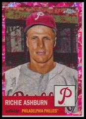 Richie Ashburn [Toile Cream Fuchsia Atomic] #349 Baseball Cards 2022 Topps Chrome Platinum Anniversary Prices