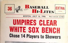 Umpires Clear #36 Baseball Cards 1960 NU Card Baseball Hi Lites Prices