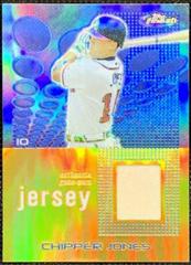 Chipper Jones [Jersey Refractor] Baseball Cards 2004 Finest Prices