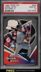 Derek Jeter [Pattern 14] #24A Baseball Cards 1999 Topps Tek Prices