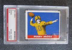 Perry Moss [Brown Football] Football Cards 1948 Leaf Prices