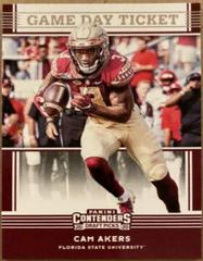 Cam Akers #16 Football Cards 2020 Panini Contenders Draft Picks Game Day Ticket Prices
