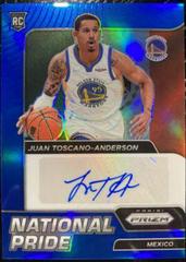Juan Toscano Anderson [Blue] Basketball Cards 2021 Panini Chronicles National Pride Signatures Prices