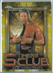 Kevin Nash [Gold Refractor] Wrestling Cards 2021 Topps Chrome WWE 5 Timers Club Prices