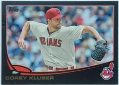 Corey Kluber [Black] Baseball Cards 2013 Topps Update Prices