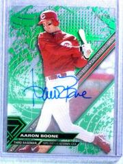 Aaron Boone [Autograph Green Rainbow] Baseball Cards 2017 Topps High Tek Prices
