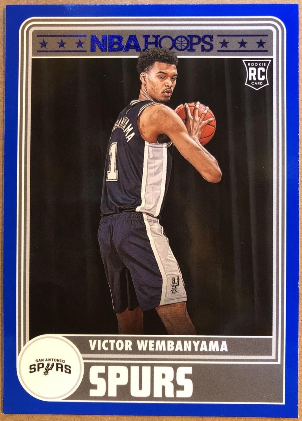 Victor Wembanyama [Blue] #298 Prices | 2023 Panini Hoops | Basketball Cards