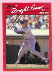 Dwight Evans #122 Baseball Cards 1990 Donruss Aqueous Test Prices