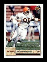 Anthony Pleasant #554 Football Cards 1992 Upper Deck Prices