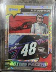 Alex Bowman [Xplosion] #9 Racing Cards 2022 Panini Donruss Nascar Action Packed Prices