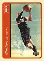 Allen Iverson #75 Basketball Cards 2004 Fleer Prices