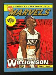 Zion Williamson [Press Proof] Basketball Cards 2020 Donruss Net Marvels Prices