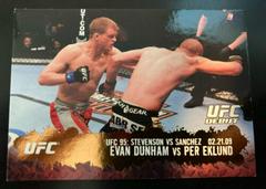 Evan Dunham, Per Eklund [Bronze] #128 Ufc Cards 2009 Topps UFC Round 2 Prices