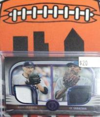 CC Sabathia, Andy Pettitte [Purple] #DR2-PS Baseball Cards 2022 Topps Tribute Dual Relics 2 Prices