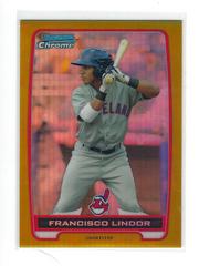 Francisco Lindor [Gold Refractor] #BCP3 Baseball Cards 2012 Bowman Chrome Prospects Prices