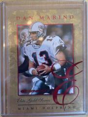 Dan Marino [Gold Promo] #2 Football Cards 1997 Panini Donruss Elite Prices
