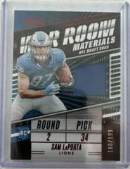 Sam LaPorta #WR-SL Football Cards 2023 Panini Absolute War Room Materials Prices